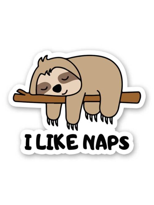I Like Naps Sticker
