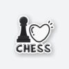 I Love Chess Sticker
