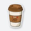 I Love Coffee Sticker