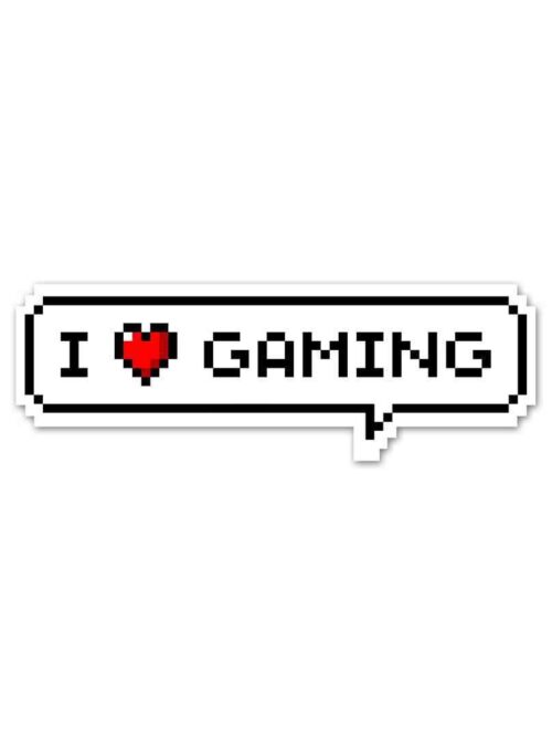 I Love Gaming Sticker