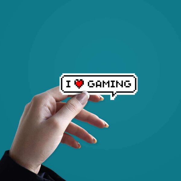 I Love Gaming Sticker