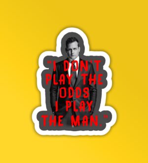 I Play The Man   Suits Laptop   Mobile Sticker