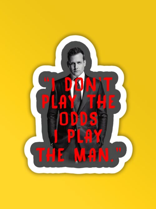 I Play The Man   Suits Laptop   Mobile Sticker