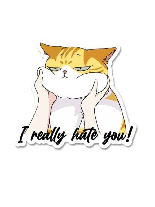 I Really Hate You Sticker