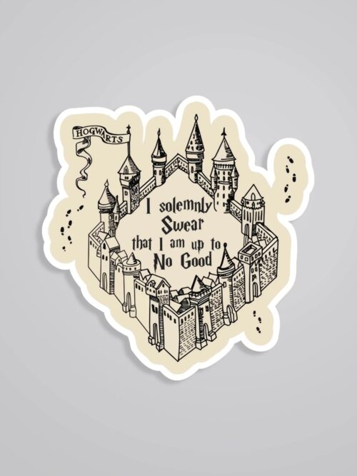 I Solemnly Swear Im Upto No Good Hogwarts Movies Stickers