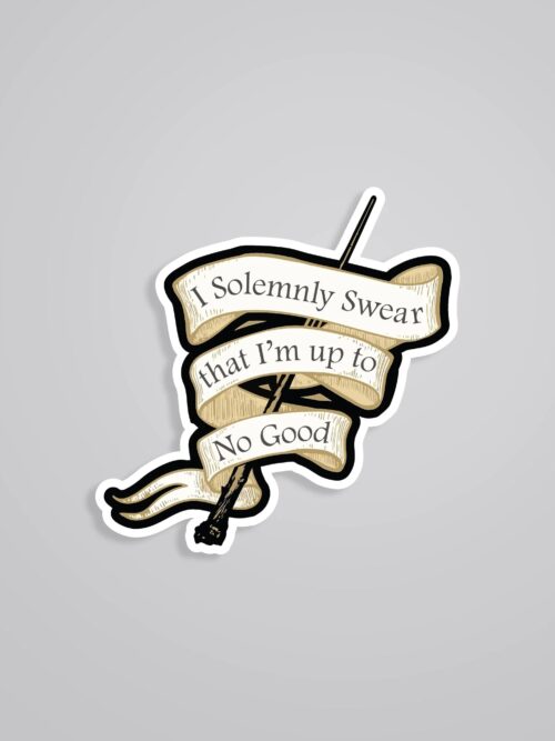 I Solemnly Swear Im Upto No Good Movies Stickers