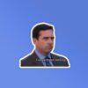 I Understand Nothing The Office   Laptop Mobile Stickers