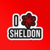 I  3 Sheldon   BBT Laptop   Mobile Sticker
