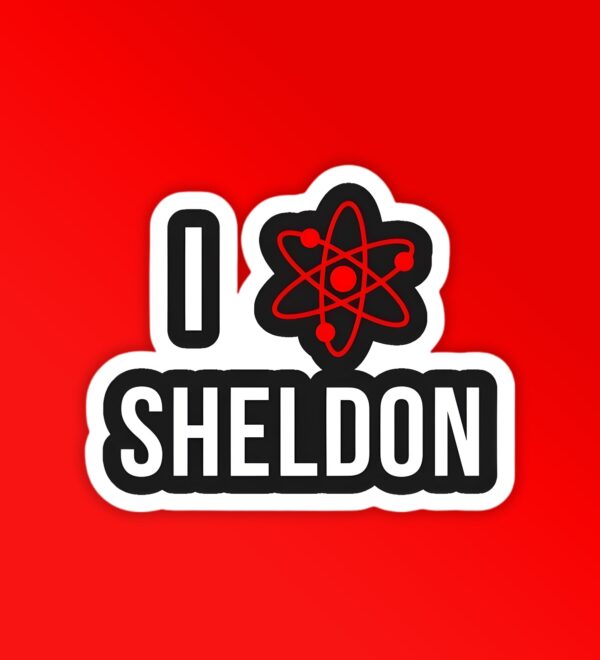 I 3 Sheldon BBT Laptop Mobile Sticker I 3 Sheldon BBT Laptop Mobile Sticker
