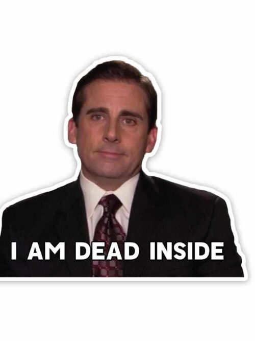 I Am Dead Inside Sticker