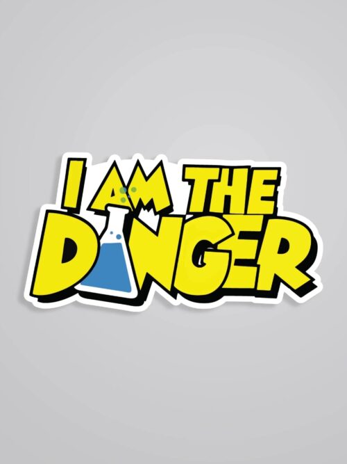 I Am The Danger Walter TV Shows Stickers