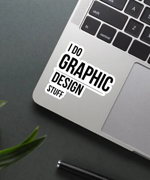 I Do Graphic Design Stuff Sticker I Do Graphic Design Stuff Sticker