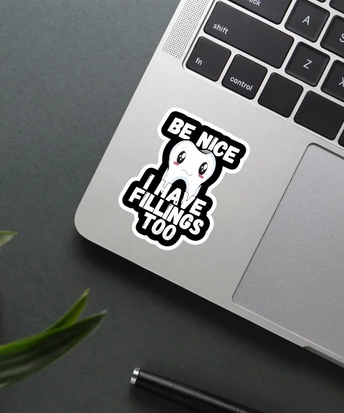 I Have Fillings Too Sticker