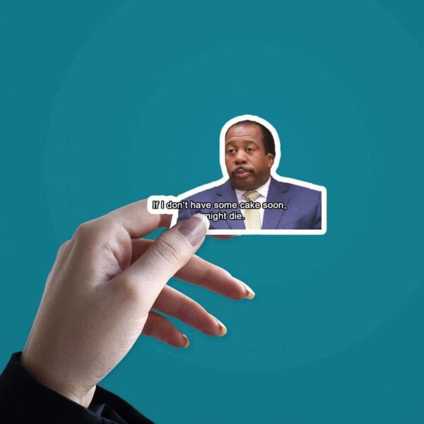 I Might Die Sticker