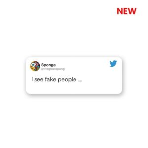 I See Fake People Sticker I See Fake People Sticker