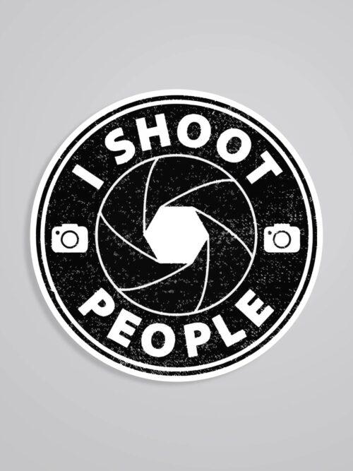 I Shoot People Witty Stickers