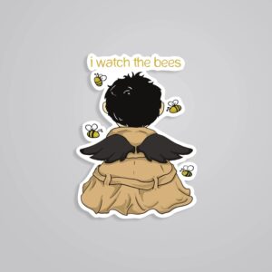 I Watch The Bees TV Shows Stickers