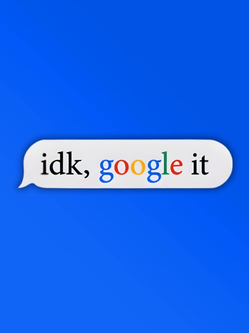 IDK Google It Programmer Coding Sticker