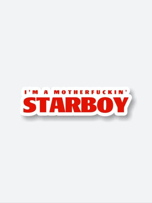 IM A Motherfuckin STARBOY Sticker