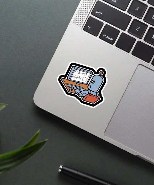IM Not A Robot Sticker IM Not A Robot Sticker