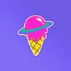 IceCream Planet Sticker