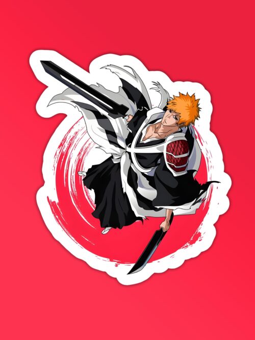 Ichigo Sword Bleach Laptop Mobile Stickers