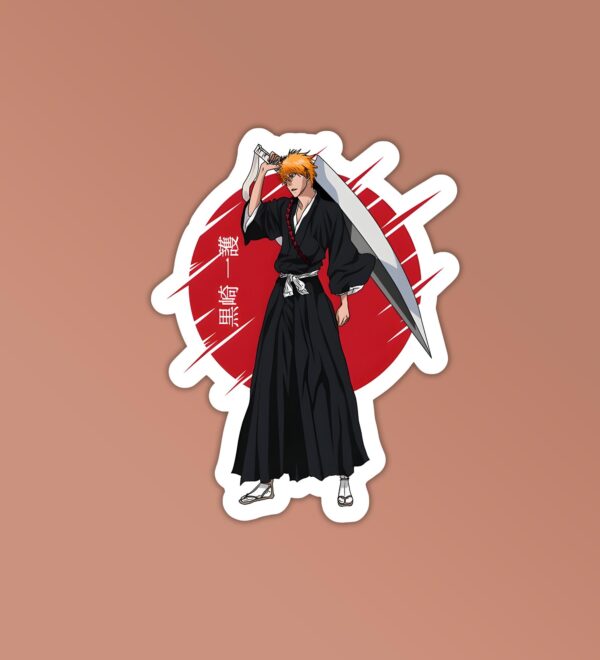 Ichigo Sword Circle Sticker Laptop Mobile Stickers Ichigo Sword Circle Sticker Laptop Mobile Stickers