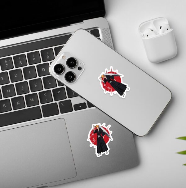 Ichigo Sword Circle Sticker Laptop Mobile Stickers Ichigo Sword Circle Sticker Laptop Mobile Stickers
