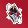 Ichigo Zangestu Bleach Laptop Mobile Stickers