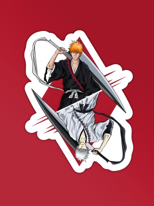 Ichigo Zangestu Bleach Laptop Mobile Stickers