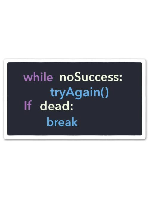 If Dead Stop Sticker