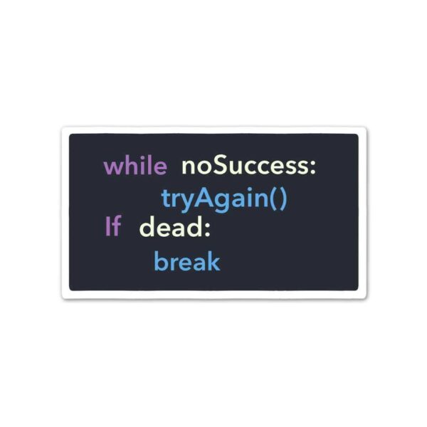 If Dead Stop Sticker