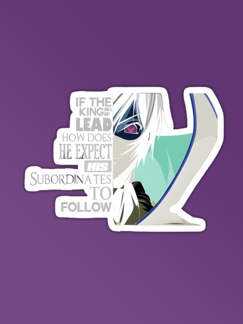 If The King Does Not Lead Code Geass Laptop Mobile Stickers