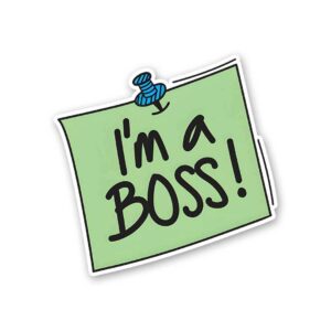 Im A Boss Sticker Im A Boss Sticker