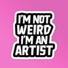 Im Artist Laptop Mobile Stickers