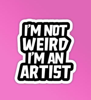 Im Artist Laptop Mobile Stickers