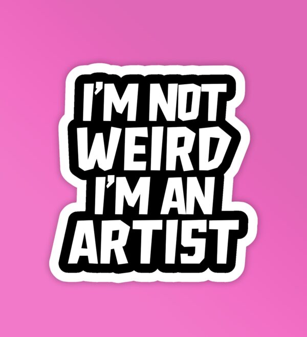Im Artist Laptop Mobile Stickers Im Artist Laptop Mobile Stickers