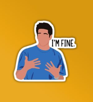 Im Fine Ross   Laptop Mobile Sticker