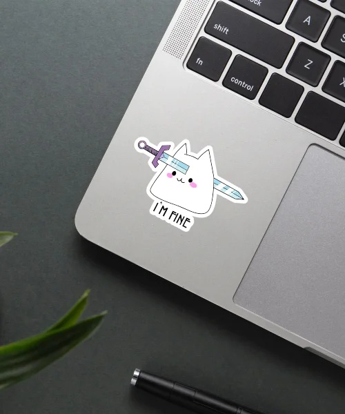 Im Fine Sticker