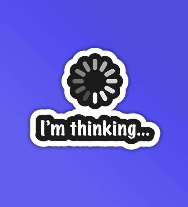 Im Thinking Programmer Coding Sticker Im Thinking Programmer Coding Sticker
