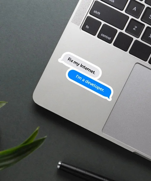 Im A Developer Sticker