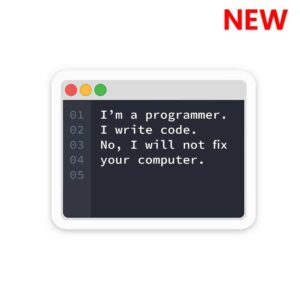 Im A Programmer Sticker