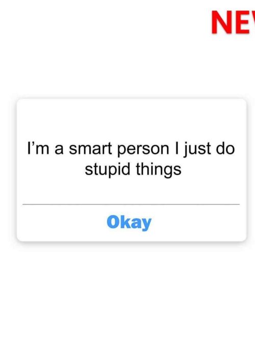 Im A Smart Person Sticker