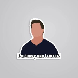 Im Curvy And I Like It TV Shows Stickers