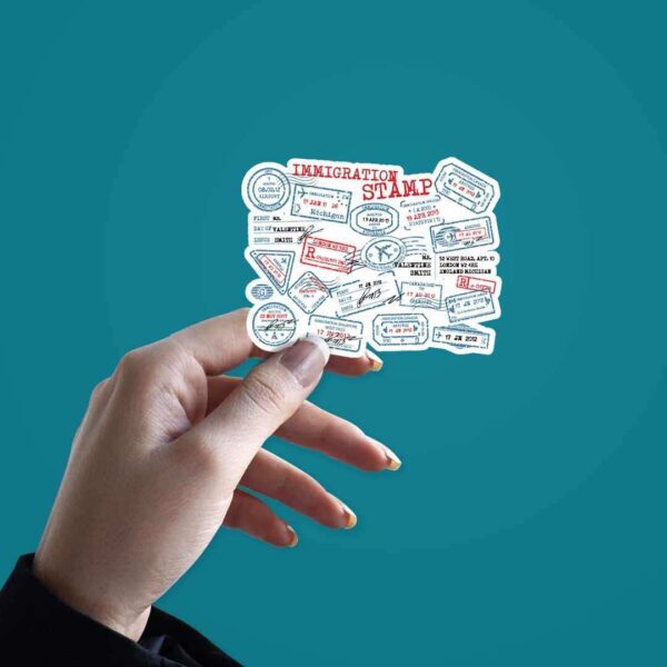 Immigration Stamp Sticker