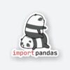 Import Pandas Sticker