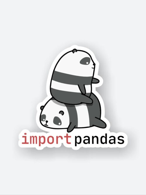 Import Pandas Sticker