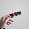 In Case Of Cyberattack Just Pull Cables Witty Stickers