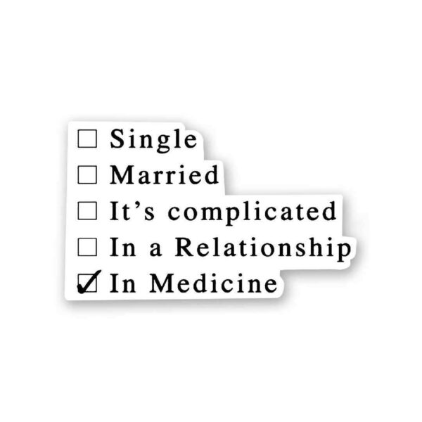 In Medicine Sticker In Medicine Sticker
