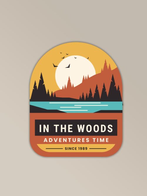 In The Woods Sticker